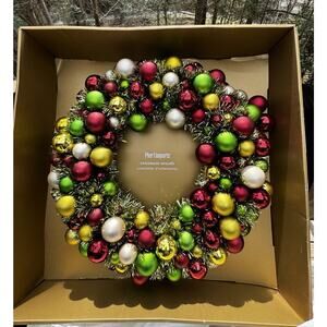 Vintage New 22” Pier1 imports Ornament Wreath Brand New! Stunning! High Quality